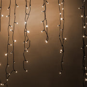 Luce tenda 200 led plastica bianco caldo cm450