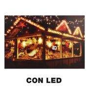 Rectangular multicolor wooden led panel cm60x40h1,8