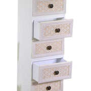 Mobiletto legno losanna 5 cassetti crema cm29x23h81