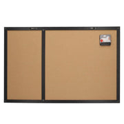 Lavagna magnetica emoji con orologio, sughero e pennarello cm60x40x1,5