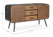Credenza vintage Elton 2 ante e 3 cassetti