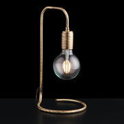 Lumetto urban industrial in ferro spazzolato cm 27