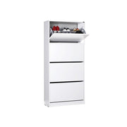 Scarpiera 4 ante a ribalta bianco 73x26xh.157 cm(SHC540BY1) EFFEZ