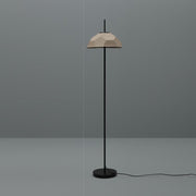 Floor lamp dove gray lampshade black base cm 3 160 h