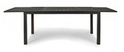 Tavolo allungabile antracite in alluminio stile classico cm 160-240x90