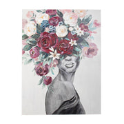 Dipinto olio su tela Village 90x120 cm