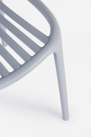 Sedia da esterno Cassandra grigio chiaro