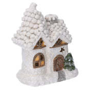 Casetta resina led bianco cm17x11,5h22