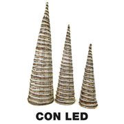 Tree 1-3 cone with natural led cmxh100