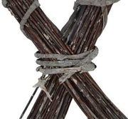 Ghirlanda a cuore in giunco nar-8054 cm. 70 x 30/86