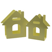 Portariviste metallo casetta 1-2 crema cm29x12h29