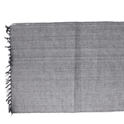Tovaglietta rettangolare 35x50 cm in cotone riciclato grigio Linea Basic