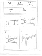 Panchina ferro Bristol bianco