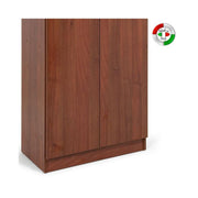 Armadio scarpiera Noce Antico in legno nobilitato 2 ante/4 ripiani 130x71x38