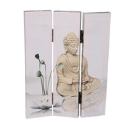 Paravento stampa 3 ante buddha cm 120,6x2,5xh180,6x2,5xh180