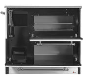 Cucina a Legna Stufa 9 Kw Nera Beatrice - Dimensioni 87x51x79 cm