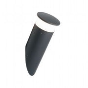 Applique in alluminio pressofuso, diffusore in termoplastico opalino, 9W, 920 lumen, luce naturale, IP65 grafite