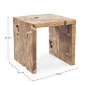 Tavolino Rocio in Legno Cm. 45 x 45h