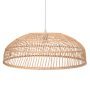 Natural rattan chandelier with ø60,5h21,5 cm attachment
