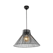 Lampada a sospensione Panama MDL4135 filo metallico nero EFFEZ