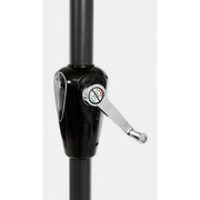 Ombrellone da giardino Atlanta cm 270x h240 con snodo Antracite/Tortora