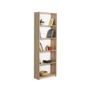 Libreria scaffale 5 ripiani colore sonoma cm 58x23xh.170