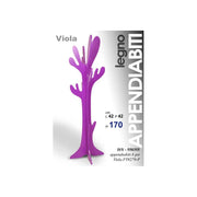 Appendiabiti in legno colore viola 442xh.170 cm