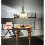 Lampadario moderno urban nero metallo cm 35