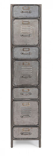 Cassettiera Store 7 cassetti in stile industriale
