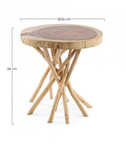 Tavolino in Legno Cm. 56 x 56