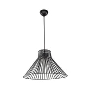 Lampada a sospensione Panama MDL4135 filo metallico nero