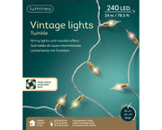 Lampade vintage a LED con effetto tremolio a 8 funzioni L 2390 cm